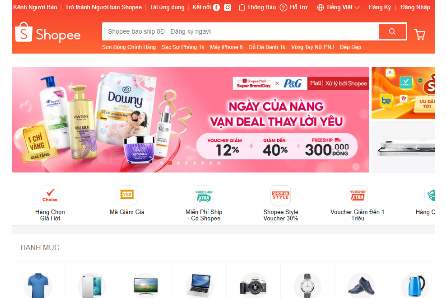 Sàn thương mại điện tử Shopee